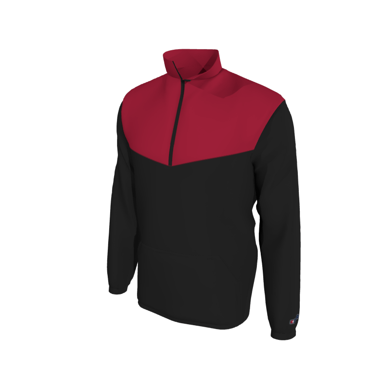 Custom Mission Pullover, Men's 1652E Mission 2-Color Supplex, Elastic Cuffs. (x 1)