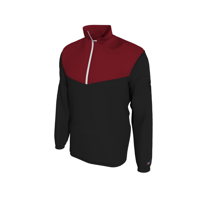 Custom Mission Pullover, Men's 1652E Mission 2-Color Supplex, Elastic Cuffs. (x 13)