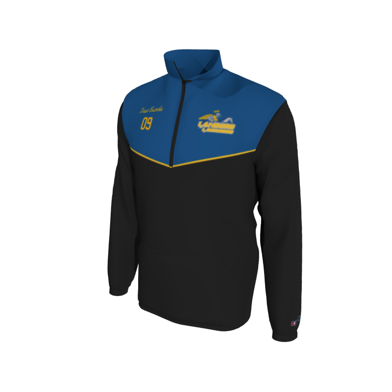 Custom Mission Pullover, Men's 1652E Mission 2-Color Supplex, Elastic Cuffs. (x 48)