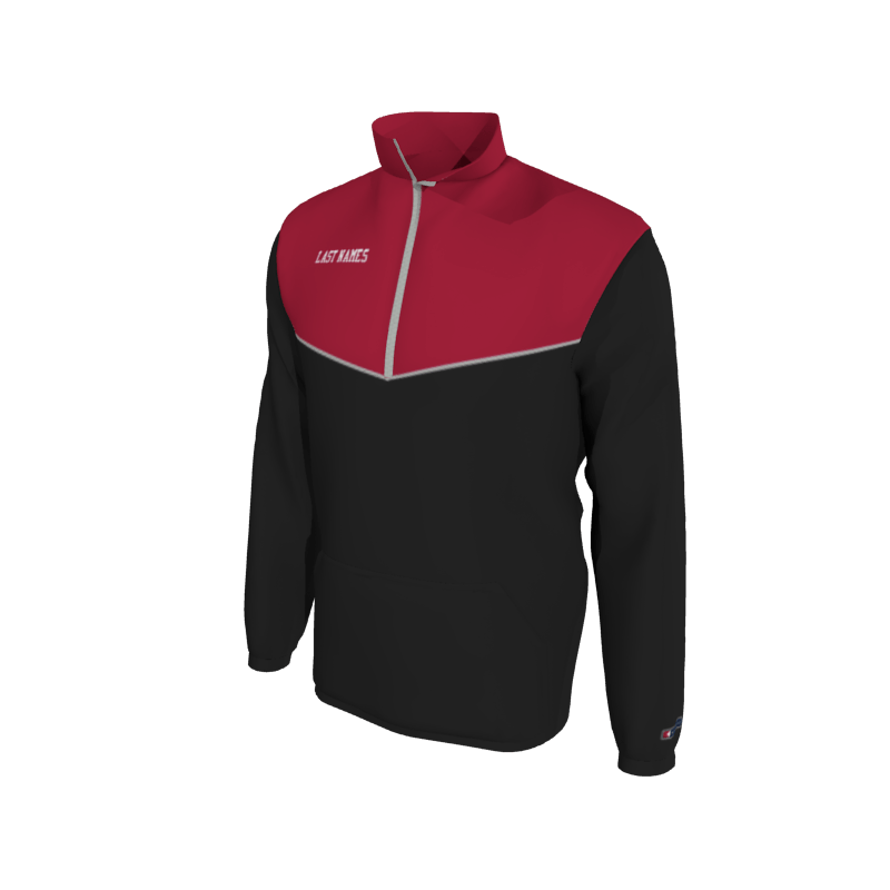 Custom Mission Pullover, Men's 1652E Mission 2-Color Supplex, Elastic Cuffs. (x 7)