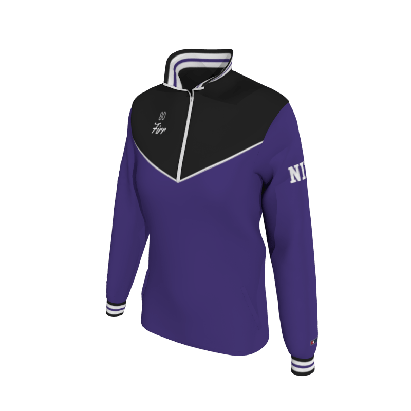 Custom Mission Pullover, Women's W1652 Women's Mission Jacket 2-Color Supplex, Knit Cuffs. (x 10)