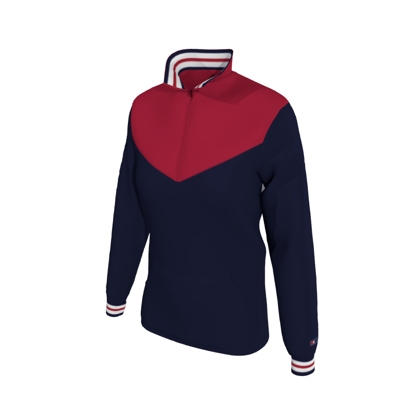 Custom Mission Pullover, Women's W1652 Women's Mission Jacket 2-Color Supplex, Knit Cuffs. (x 6)