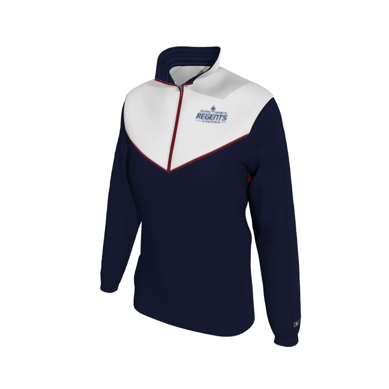 Custom Notre Dame San Jose Mission Pullover, Women's W1652E 2-Color Supplex, Elastic Cuffs (x 285)