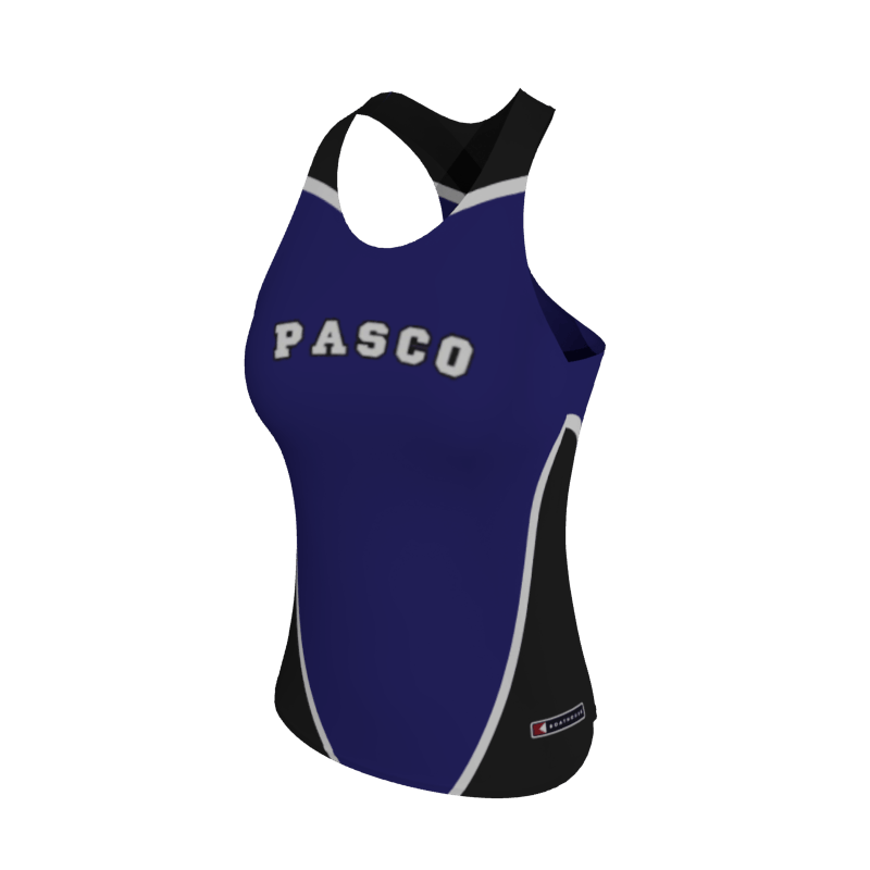 Custom PASCO Bulldogs Women's Racer Singlet TKW203 - 410 (x 12)