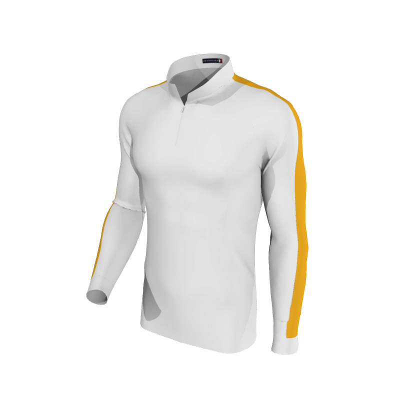 Custom Performance Layers Piece Dyed Sleeves Cold Weather Half-Zip Training Top. (x 11)