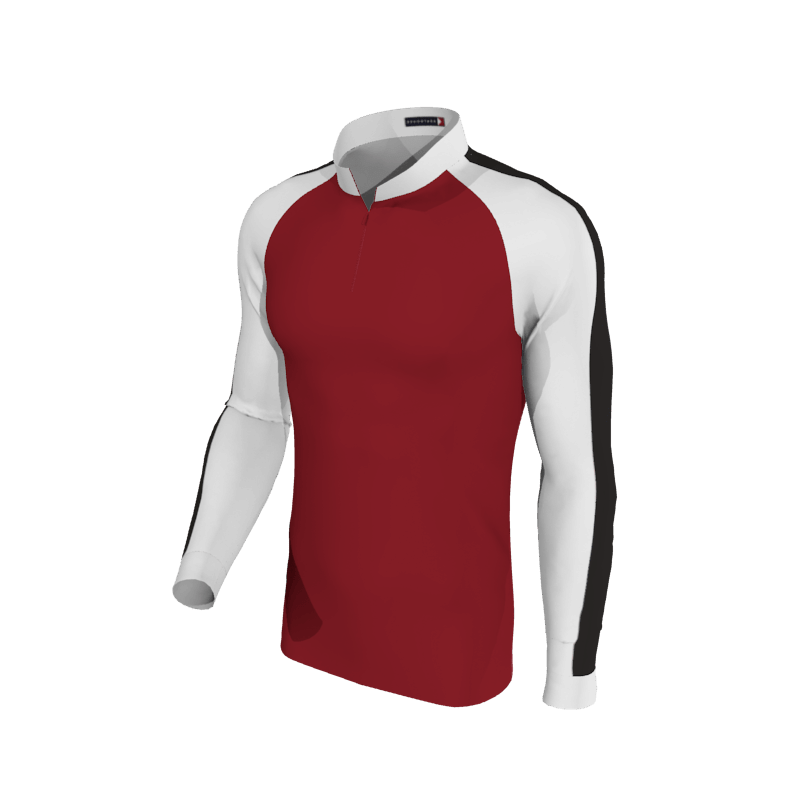 Custom Performance Layers Piece Dyed Sleeves Cold Weather Half-Zip Training Top. (x 12)