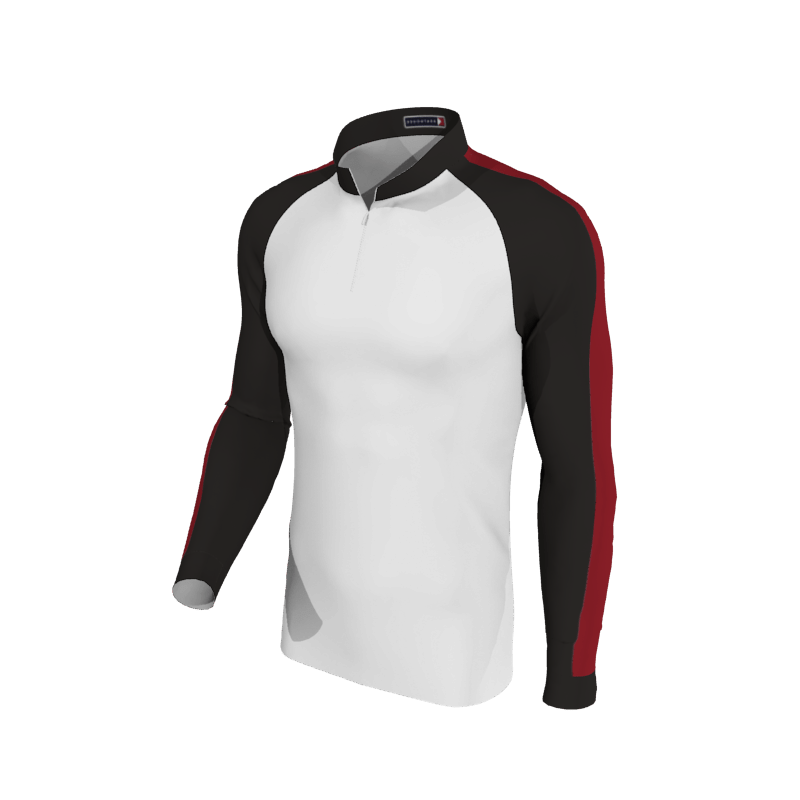 Custom Performance Layers Piece Dyed Sleeves Cold Weather Half-Zip Training Top. (x 12)