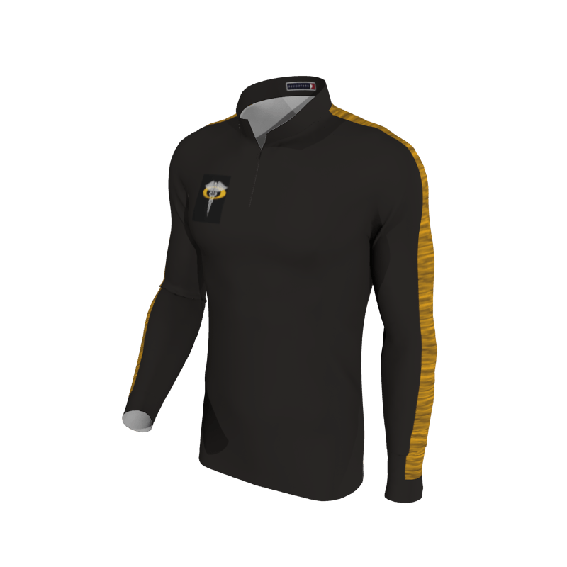 Custom Performance Layers Sublimated Sleeves (+$8.00/unit) Cold Weather Half-Zip Training Top. (x 1)
