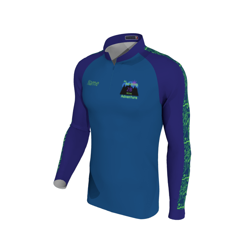 Custom Performance Layers Sublimated Sleeves (+$8.00/unit) Cold Weather Half-Zip Training Top. (x 216)