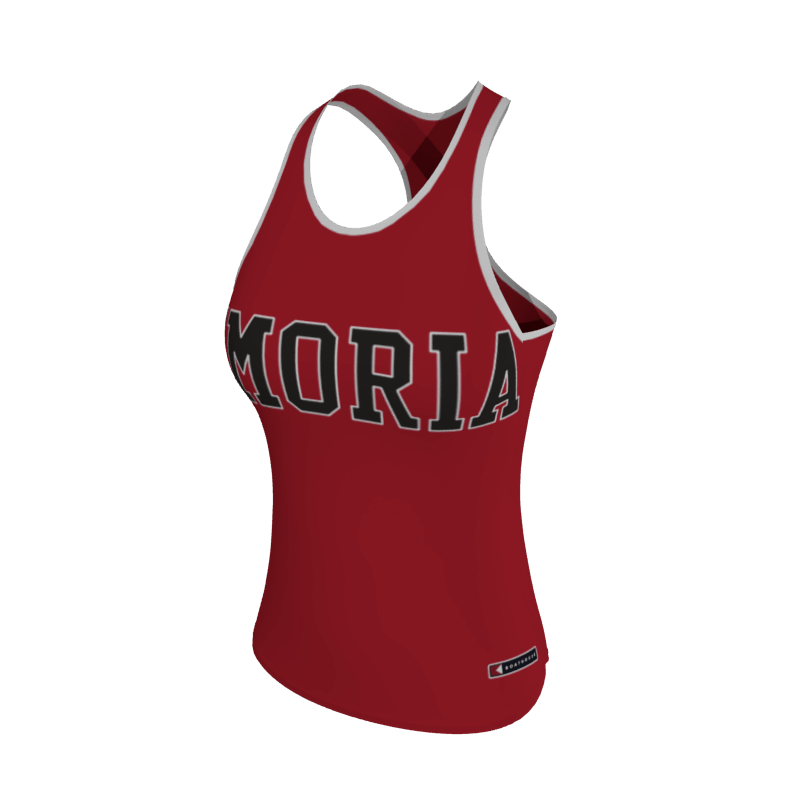 Custom Running Solid Women's Racer Singlet with Binding. (x 10)