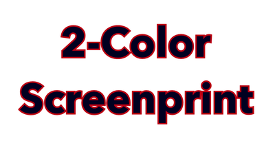 Screenprint Logo PC-2 ~ 2-Color Screenprint; Fleece and Tees