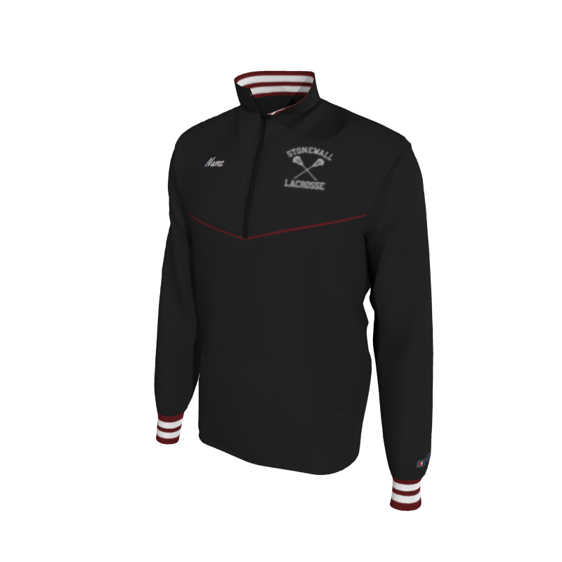 Custom Stonewall Jackson HS Raiders Lacrosse Mission Jackets, 2-Color Supplex, Knit Cuffs - 1652 [REORDER] (x 24)