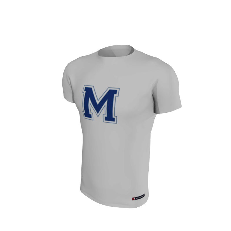 Custom Track & Field + XC Uniforms 406 Men's Short Sleeve Backstretch Compression Top. (x 1)