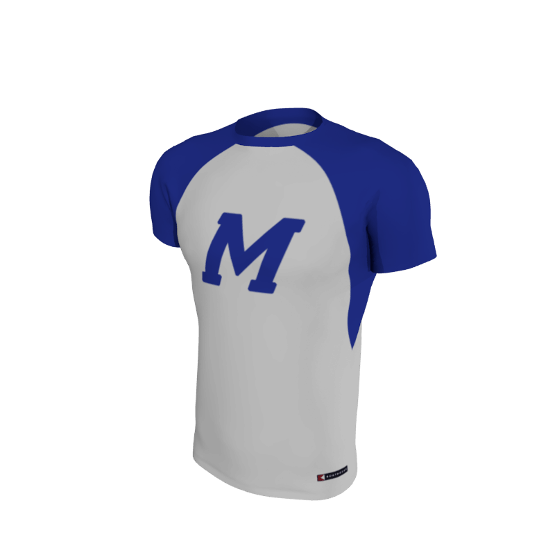Custom Track & Field + XC Uniforms 406 Men's Short Sleeve Backstretch Compression Top. (x 12)