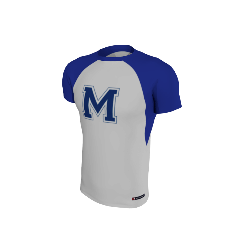 Custom Track & Field + XC Uniforms 406 Men's Short Sleeve Backstretch Compression Top. (x 12)