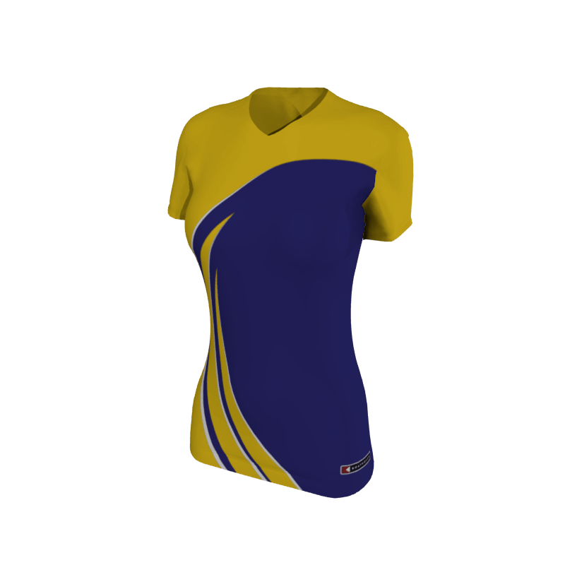 Custom Track & Field + XC Uniforms 408 Short Sleeve Backstretch Compression Top, Women's. (x 1)