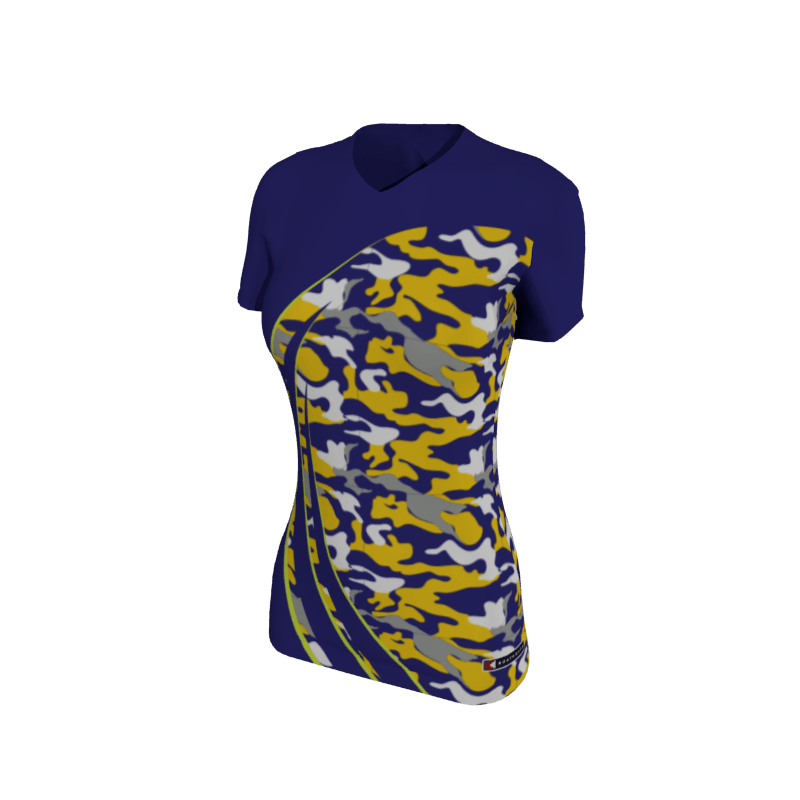 Custom Track & Field + XC Uniforms 408 Short Sleeve Backstretch Compression Top, Women's. (x 1)