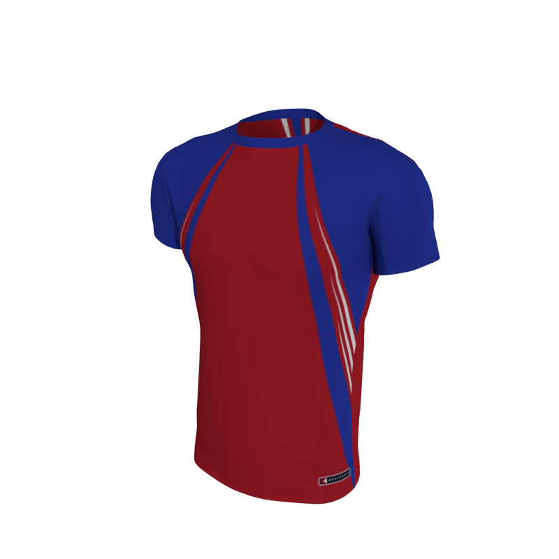 Custom Track & Field + XC Uniforms 409 Men's Short Sleeve Backstretch Compression Top. (x 1)