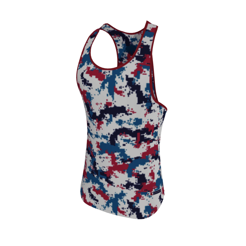 Custom Track & Field + XC Uniforms Solid Men's Racer Singlet With Binding. (x 1)