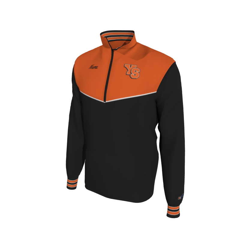 Custom Trojan Lacrosse Mission Jacket, Men's 2-Color 1652 Supplex, Knit Cuffs (x 15)