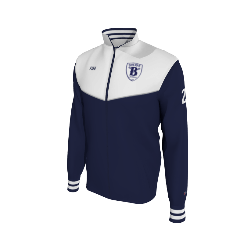 Custom Victory Jacket, Men's 2652 Victory Men's 2-Color Supplex w/Knit Trim. (x 24)