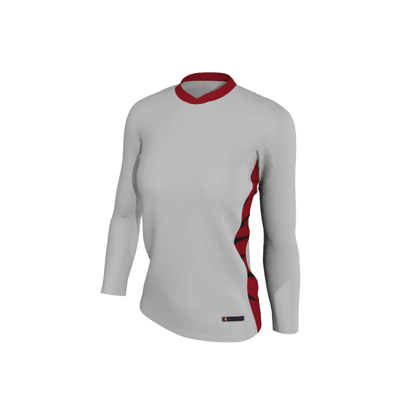 Custom Volleyball Uniforms 144 Women's Victor Jersey Long Sleeve. (x 12)