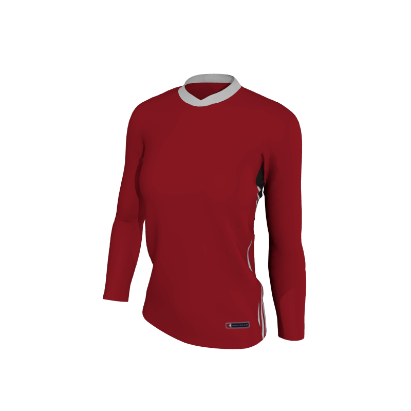 Custom Volleyball Uniforms 166 Women's Victor Jersey Long Sleeve. (x 12)