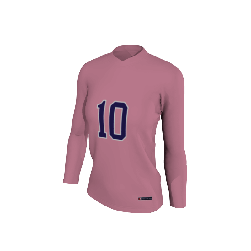 Custom Volleyball Uniforms Solid Women's Victor Jersey Long Sleeve. (x 60)
