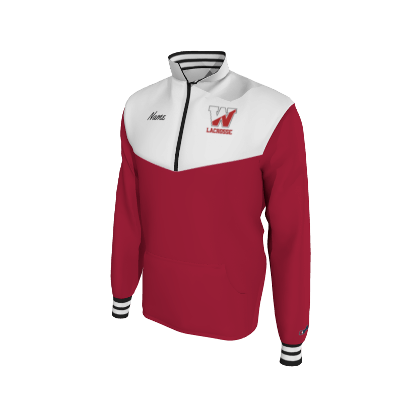Custom Wakefield Lacrosse YOUTH Mission Jacket, 2-Color Y1652 Supplex, Knit Cuffs (x 2)