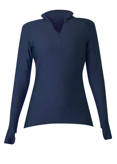 Women's Quarter-Zip Compression Top