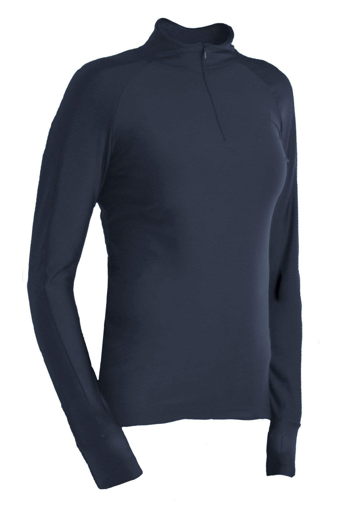 Women's Quarter-Zip Compression Top Navy / X-Small