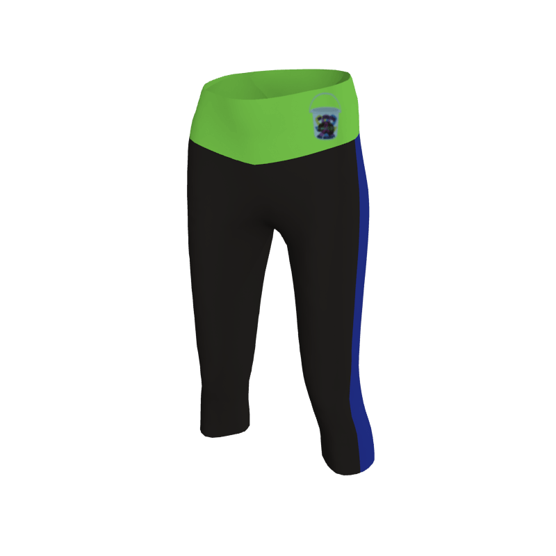 Custom Women's Yoga Team Training Capris Women's Team Yoga Capris. (x 12)