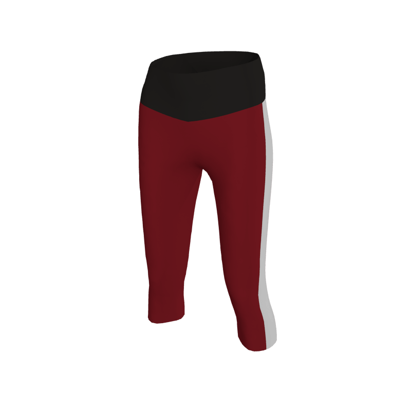 Custom Women's Yoga Team Training Capris Women's Team Yoga Capris. (x 12)